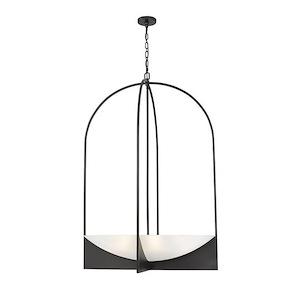 Devon - 8 Light Chandelier In Industrial Style-48.5 Inches Tall and 32 Inches Wide - 1325383