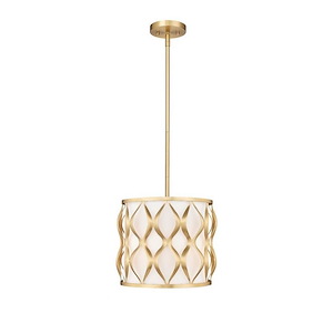 Harden - 3 Light Pendant In Modern Style-11.75 Inches Tall and 12 Inches Wide