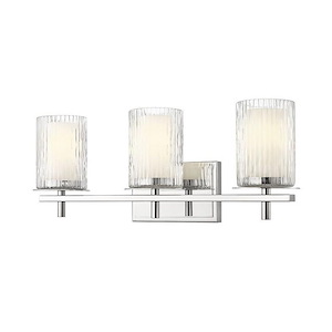Grayson - 3 Light Bath Vanity In Industrial Style-8.5 Inches Tall and 23 Inches Wide - 1325397