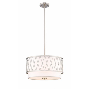 Dalton - 3 Light Pendant In Modern Style-10.5 Inches Tall and 17 Inches Wide