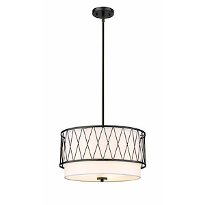 Dalton - 3 Light Pendant In Modern Style-10.5 Inches Tall and 17 Inches Wide - 1287772
