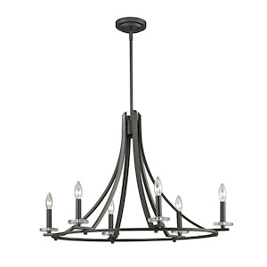 Verona - 6 Light Pendant in Urban Style - 18.5 Inches Wide by 21 Inches High