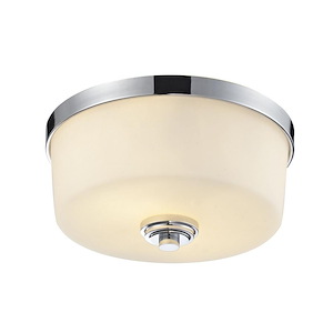 Lamina - 2 Light Flush Mount in Fusion Style - 12.13 Inches Wide by 5.75 Inches High