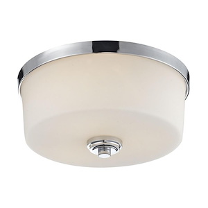 Lamina - 3 Light Flush Mount in Fusion Style - 13.88 Inches Wide by 6.38 Inches High