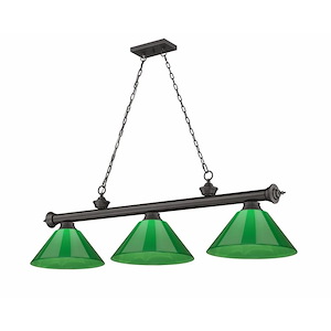 Cordon - 3 Light Billiard In Traditional and Classical Style-18.75 Inches Tall and 14 Inches Wide - 1222318