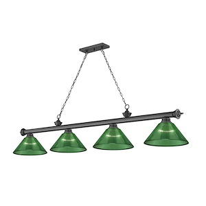 Cordon - 4 Light Billiard In Traditional and Classical Style-18.75 Inches Tall and 14 Inches Wide - 1222290