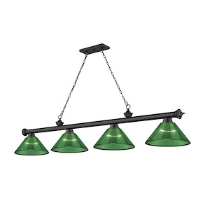 Cordon - 4 Light Billiard In Traditional and Classical Style-18.75 Inches Tall and 14 Inches Wide - 1222359