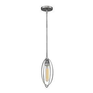 Persis - 1 Light Mini Pendant in Utilitarian Style - 5.5 Inches Wide by 12 Inches High