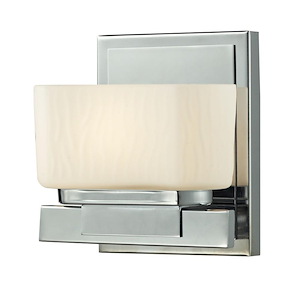 Gaia - 1 Light Bath Vanity in Art Moderne Style - 5.75 Inches Wide by 6.25 Inches High