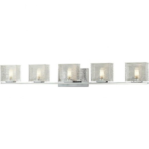 Jaol - 5 Light Bath Vanity In Contemporary Style-5.63 Inches Tall and 39.75 Inches Wide