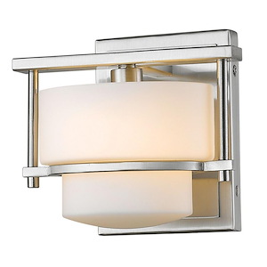 Porter - 1 Light Wall Sconce in Art Moderne Style - 5.5 Inches Wide by 6.25 Inches High