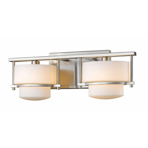 Porter - 2 Light Bath Vanity In Mid-Century Modern Style-6.25 Inches Tall and 16 Inches Wide