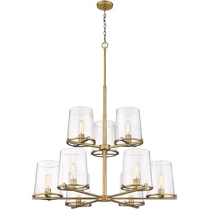 Callista - 9 Light Chandelier In Transitional Style-47 Inches Tall and 38 Inches Wide - 1096941