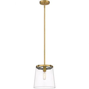Callista - 1 Light Pendant In Transitional Style-12 Inches Tall and 10 Inches Wide - 1096928