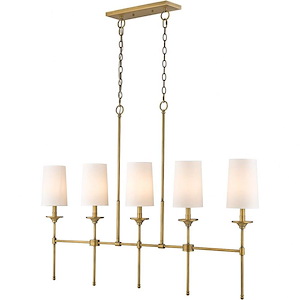 Emily - 5 Light Chandelier In Transitional Style-24 Inches Tall and 5.5 Inches Wide - 1222682