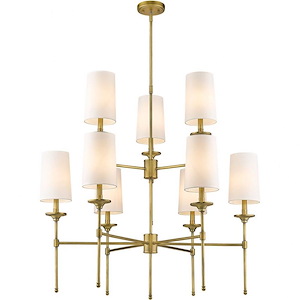 Emily - 9 Light Chandelier In Transitional Style-38.75 Inches Tall and 38 Inches Wide - 1096964