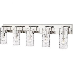 Fontaine - 5 Light Bath Vanity In Transitional Style-11.25 Inches Tall and 44 Inches Wide