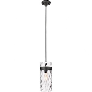 Fontaine - 1 Light Pendant In Transitional Style-15 Inches Tall and 5.5 Inches Wide