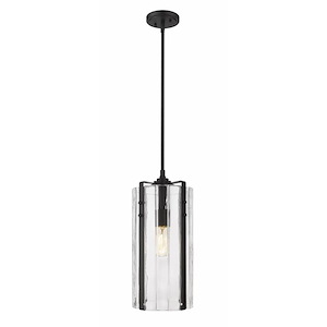 Alverton - 1 Light Pendant In Industrial Style-18 Inches Tall and 8 Inches Wide