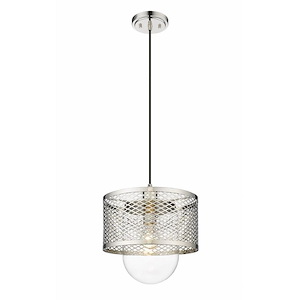 Kipton - 1 Light Pendant In Industrial Style-11.5 Inches Tall and 11 Inches Wide
