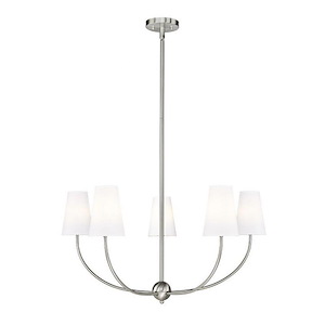 Shannon - 5 Light Chandelier In Traditional Style-16.5 Inches Tall and 32 Inches Wide - 1298315