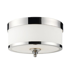 Cosmopolitan - 3 Light Flush Mount in Metropolitan Style - 13 Inches Wide by 8 Inches High