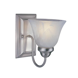 Lexington - 1 Light Wall Sconce in Art Moderne Style - 6.5 Inches Wide by 9 Inches High