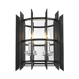 Haake - 2 Light Wall Sconce in Fusion Style - 5.25 Inches Wide by 11 Inches High - 689063