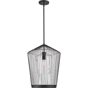 Lido - 1 Light Pendant In Transitional Style-24.75 Inches Tall and 18.5 Inches Wide - 1097000