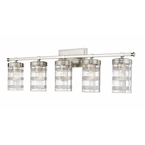 Archer - 5 Light Bath Vanity-11 Inches Tall and 38 Inches Wide