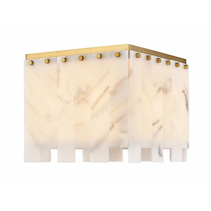 Viviana - 4 Light Flush Mount-11 Inches Tall and 13.25 Inches Wide