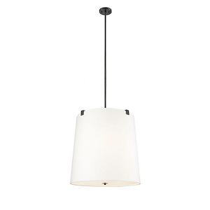 Weston - 6 Light Pendant In Industrial Style-24 Inches Tall and 24 Inches Wide - 1325409