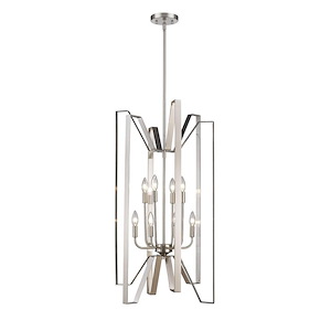 Marsala - 8 Light Pendant in Fusion Style - 19 Inches Wide by 36 Inches High