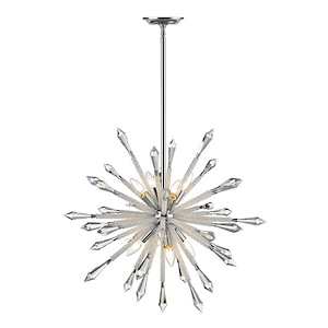 Soleia - 8 Light Chandelier in Contemporary Style - 26.63 Inches Wide by 24.88 Inches High
