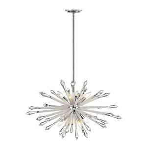 Soleia - 8 Light Chandelier in Contemporary Style - 31.5 Inches Wide by 18.25 Inches High