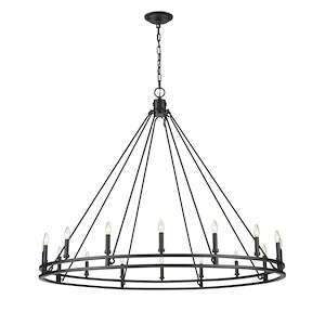 Dennison - 16 Light Chandelier in Crystal Style - 60.25 Inches Wide by 49.25 Inches High