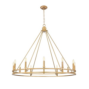 Dennison  - 12 Light Chandelier-40.25 Inch Tall and 47.5 Inch Wide - 1374844