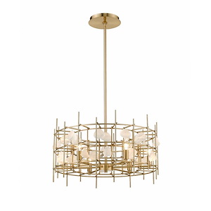 Garroway - 6 Light Chandelier in Coastal Style - 24 Inches Wide by 14 Inches High - 937872
