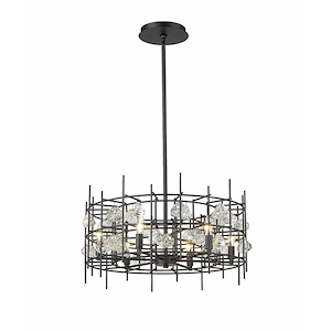 Garroway - 6 Light Chandelier in Coastal Style - 24 Inches Wide by 14 Inches High