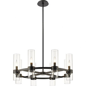 Datus - 8 Light Chandelier In Restoration Style-13 Inches Tall and 32 Inches Wide - 1113077