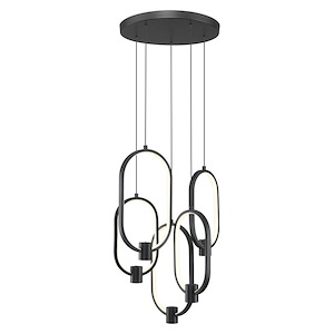 Saros - 90W 1 LED Chandelier-17.25 Inch Tall and 18.25 Inch Wide - 1397056