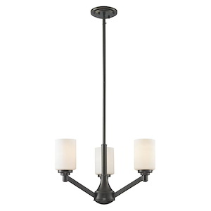Montego - 3 Light Chandelier in Fusion Style - 20.63 Inches Wide by 58.75 Inches High - 449347