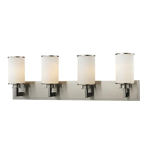 Savannah - 4 Light Bath Vanity in Art Moderne Style - 31.5 Inches Wide by 10.13 Inches High
