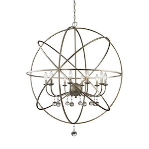 Acadia - 10 Light Pendant in Whimsical Style - 36 Inches Wide by 41.5 Inches High
