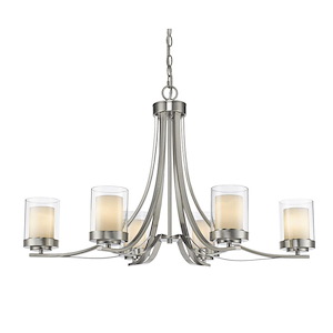 Willow - 6 Light Chandelier in Metropolitan Style - 35.25 Inches Wide by 22.25 Inches High - 464565