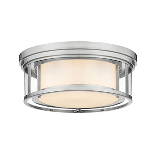 Willow - 3 Light Flush Mount In Contemporary Style-6.25 Inches Tall and 16 Inches Wide
