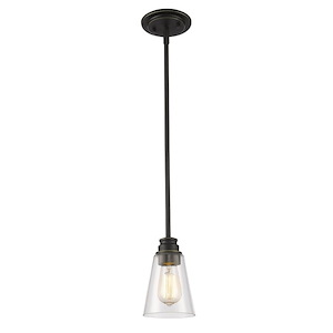 Annora - 1 Light Mini Pendant In Contemporary Style-54.88 Inches Tall and 5.5 Inches Wide