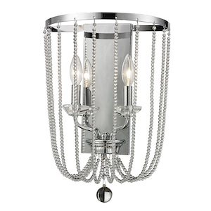 Serenade - 2 Light Wall Sconce in Restoration Style - 12 Inches Wide by 16.63 Inches High
