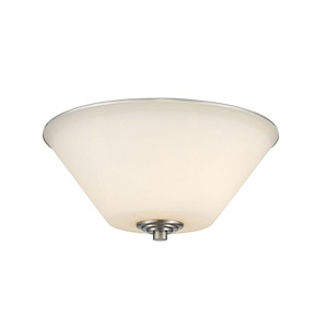 Jarra - 2 Light Flush Mount in Fusion Style - 13 Inches Wide by 6 Inches High - 483916