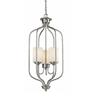 Cardinal - 3 Light Pendant in Fusion Style - 13.5 Inches Wide by 31.25 Inches High